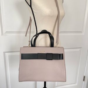 KATE SPADE ♠️ NEW YORK, Gray/Black, Leather